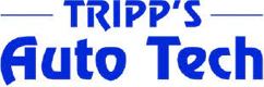 Tripp&rsquo;s Auto Tech logo in blue text on white background